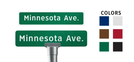 Flat Blade Street Signs