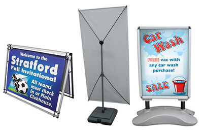 Outdoor Banner Stands