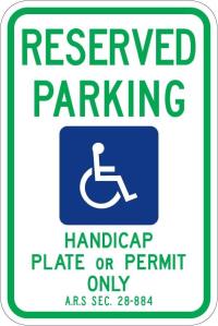 R7-8az - Arizona Handicap Parking Sign
