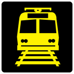 W10-7 - Light Rail Activated Sign