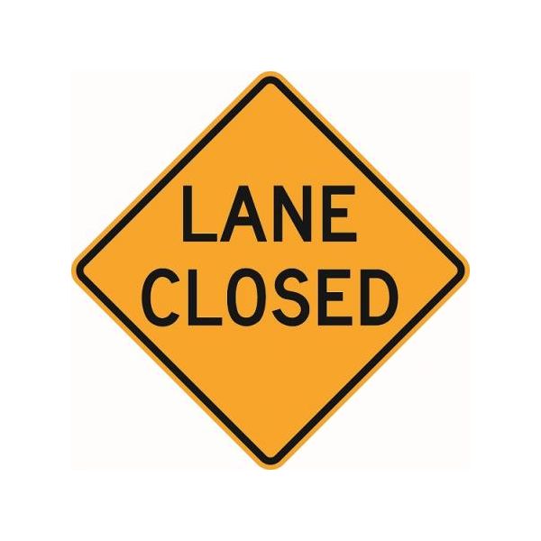 W9-3 - Lane Closed Sign