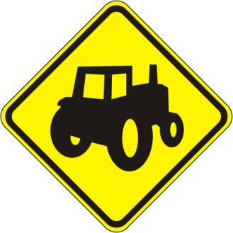 W11-5a - Farm Machinery (alt) 