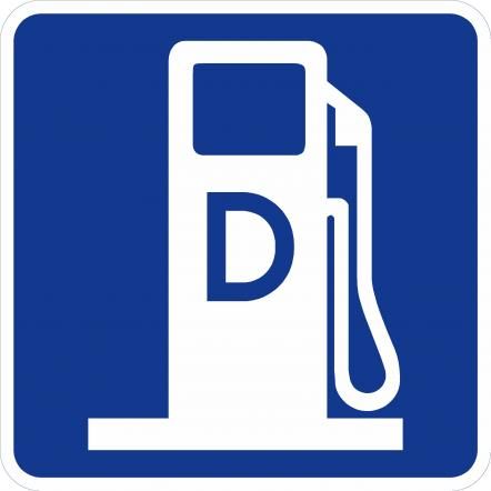 D9-11 - Diesel Symbol Sign