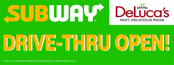 Subway-Mama Deluca's Drive-Thru Banner 