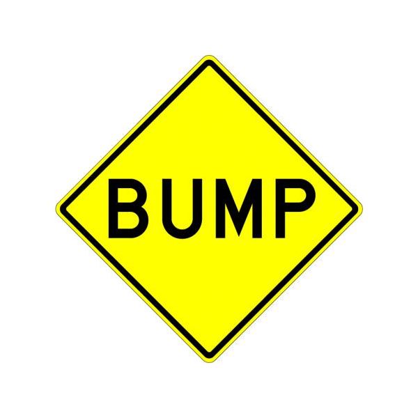 W8-1 Bump Sign 