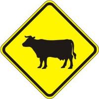 W11-4 - Cattle Crossing Sign