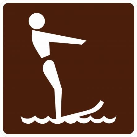 RW-110 - Water Skiing Sign