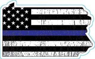 Pennsylvania Thin Blue Line Decal