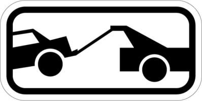 R7-201a - Tow-Away Zone Symbol Sign