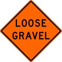 W8-7 - Loose Gravel Sign