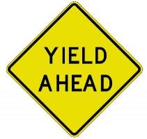 W3-2A - Yield Ahead Sign