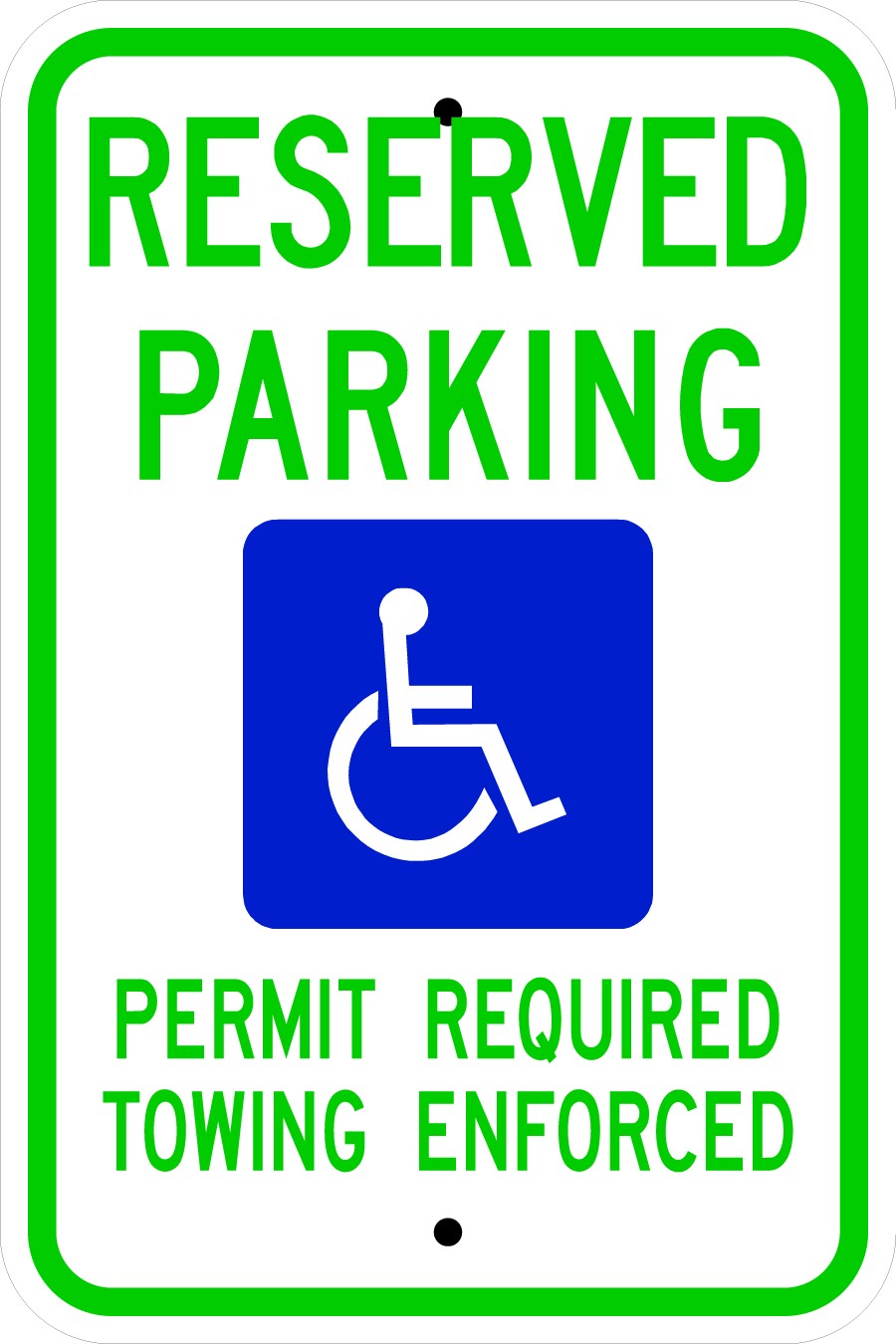 R7-8ar - Arkansas Handicap Parking Sign