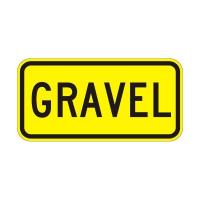 W7-4E - Gravel Sign