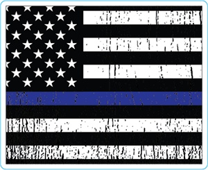 Wyoming Thin Blue Line Decal