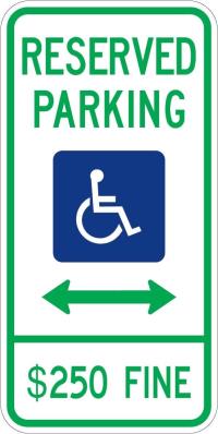 R7-8i101 - Illinois Handicap Parking Sign