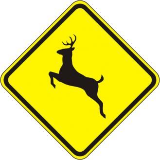 W11-3 - Deer Crossing Sign