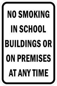 AR-774 - No Smoking in School Signs