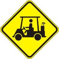 W11-11 - Golf Cart Crossing Sign