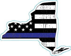 New York Thin Blue Line Decal