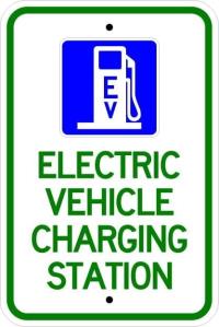 AR-748 - Electric Vehicle Charging Station Sign