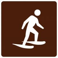 RS-080 - Snowshoeing Sign