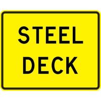 W8-5B - Steel Deck Sign 