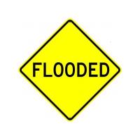 W55 Flooded Sign 