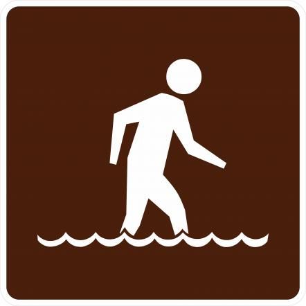 RW-140 - Wading Sign