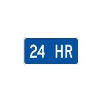 D9-20aP - 24-Hour (Plaque) Sign