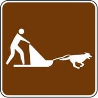 RS-143 - Dog Sledding Sign