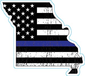 Missouri Thin Blue Line Decal