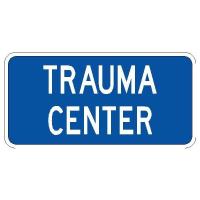 D9-13DP - Trauma Center (Plaque) Sign