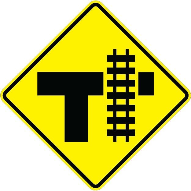 W10-4R - Highway-Rail Grade Crossing Sign