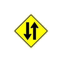 W6-3 - Two-Way Traffic Sign 