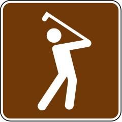 RS-128 - Golfing Sign