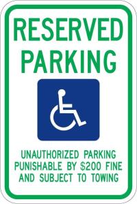 R7-8tn - Tennessee Handicap Parking Sign