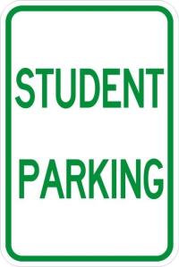 AR-149 - Student Parking Sign
