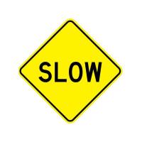 W4-8 - Slow Warning Sign