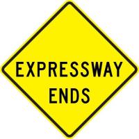 W19-4 - Expressway Ends Sign