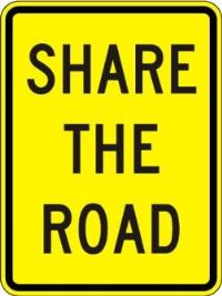 W16-1- Share the Road Signs