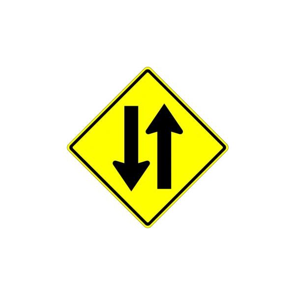 W6-3 Two-Way Traffic Sign 