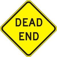 W14-1 - Dead End Warning Sign