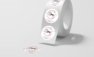 Circle Waterproof Roll Labels