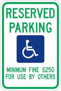 R7-8nv - Nevada Handicap Parking Sign