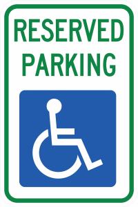 R7-8sd - South Dakota Handicap Parking Sign