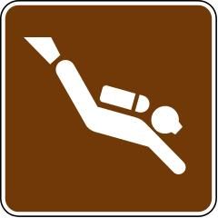 RS-060A - Scuba Diving Sign