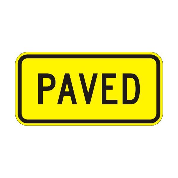 W7-4F Paved Sign 