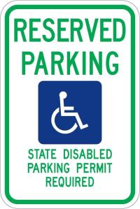 R7-8wa - Washington Handicap Parking Sign