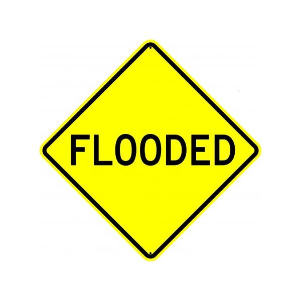 W55 - Flooded Sign 