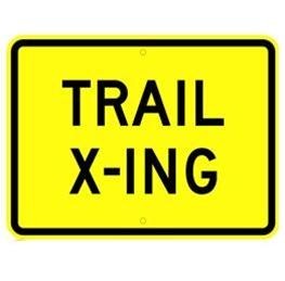 W11-15p - Trail Crossing Signs